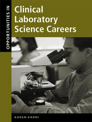cover image of Opportunities in Clinical Laboratory Science Careers